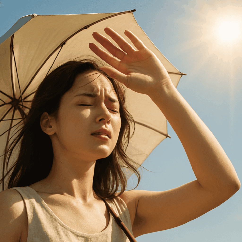 預防曬黑